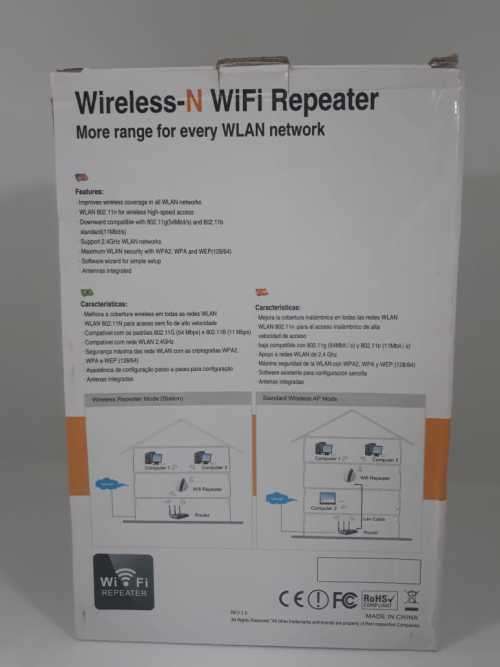 Wireless N - WiFi Repeater, extend the Range