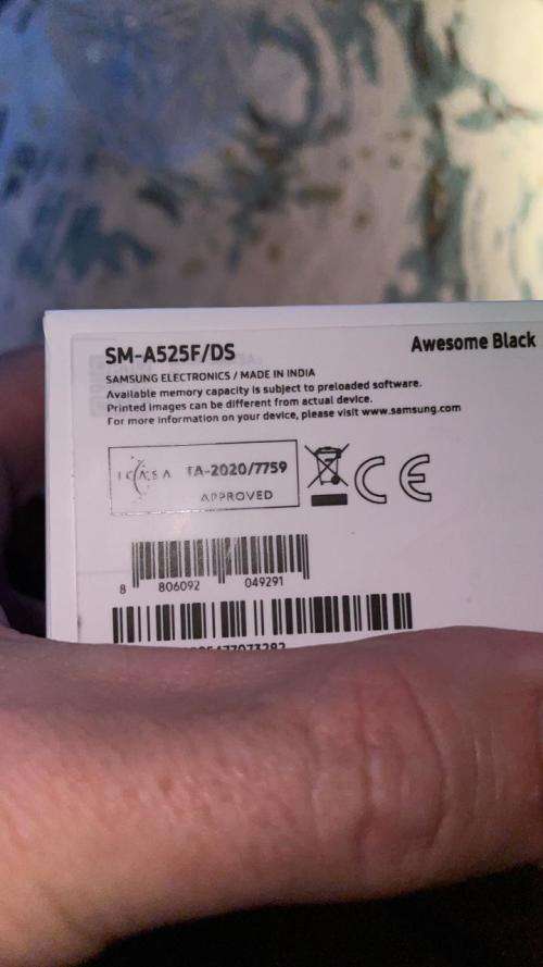 Samsung Galaxy A52 ,128gig ,Dual Sim, complete with box