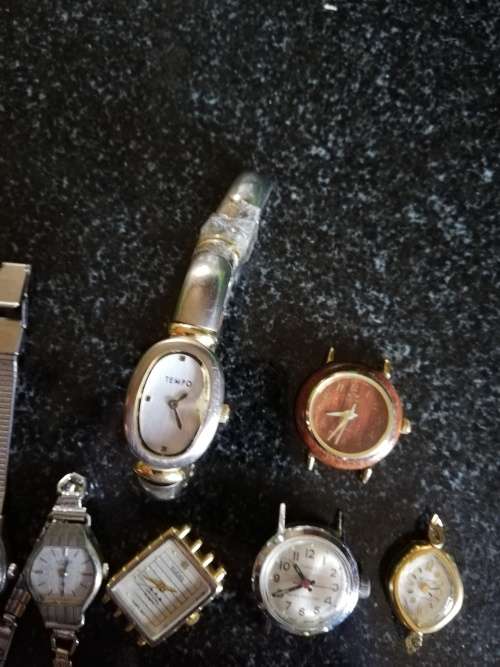 Vintage Ladies Watches job lot, repairs or spares, some working, needs battery's, see pictures