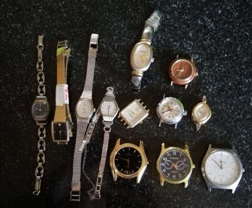 Vintage Ladies Watches job lot, repairs or spares, some working, needs battery's, see pictures