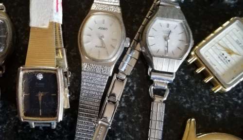 Vintage Ladies Watches job lot, repairs or spares, some working, needs battery's, see pictures