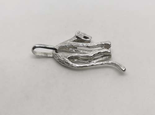 Solid 925 Silver Designer Lion Style Pendant, Handmade, one of a kind!!