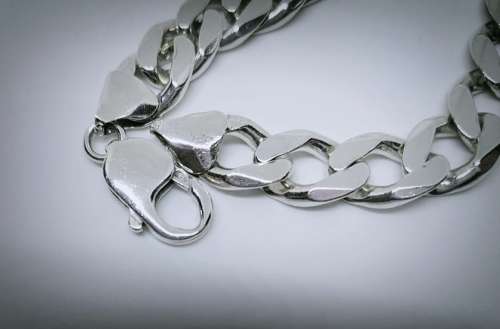 Solid 925 Silver Designers Curb Link Bracelet Solid and nice and wide