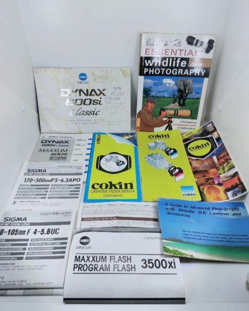 Minolta Dynax 600si Classic SLR Film Camera, Loads of Extras, Extra Lens, see full Description!!