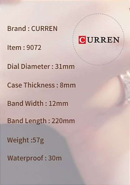 Wow!! Curren Ladies Designer Mother of Pearl Watch, Blue & Rose Gold Color, Brand New!!!