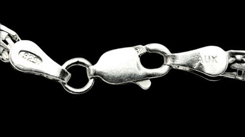 Solid 925 Silver Designer Chain with Solid Silver Beads, Stunning one of a kind.