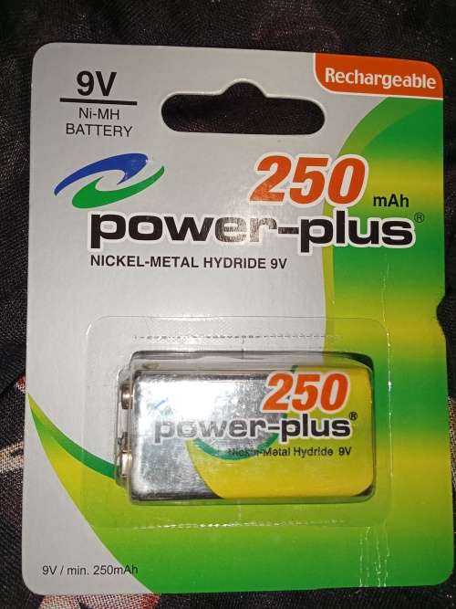 9V Rechargeable Battery 250mah PLEASE NOTE BID IS FOR 1 X BATTERY