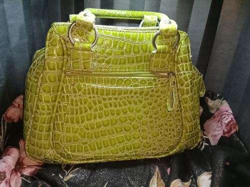 Ladies Green Leather Handbag