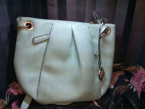 Ladies Turquoise Leather Handbag