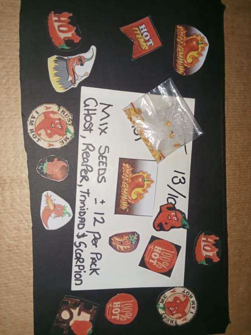 Grow your own Worlds 4 Hottest Chilies in 1 bag (Seeds)