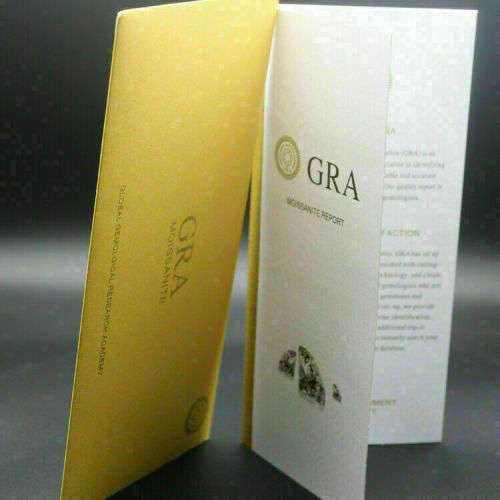 White 1.00 CT D Color VVS1 Round Moissanite Stone Loose Gemstone With GRA Certificate