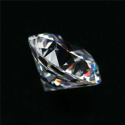 LOOSE 1.00ct MOISSANITE 6.5mm GH COLOR QUALITY VVS1 ROUND CUT  WITH CERTIFICATE