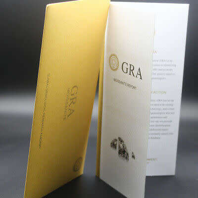 White Loose Brilliant cut 0.5ct Moissanite Stone GH Color Round VVS1 with GRA Certificate