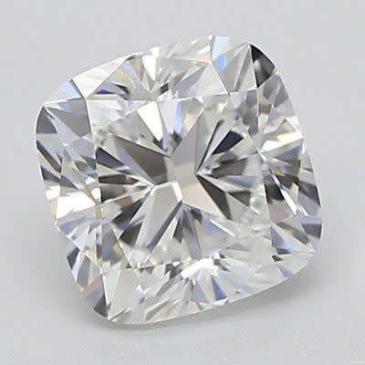 Lovely 1 Ct Cushion Shape 6 mm GH White Moissanite Loose Diamond With Certicate