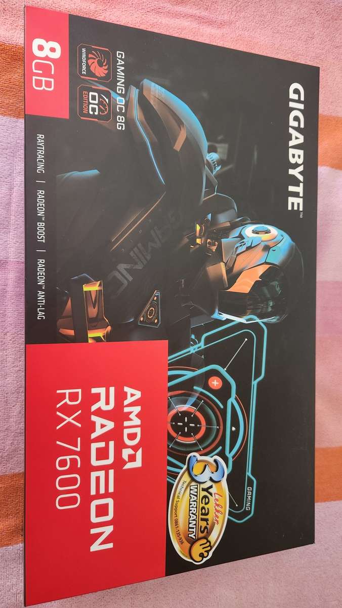 Gigabyte Radeon RX 7600 GAMING OC 8GB Graphics Card