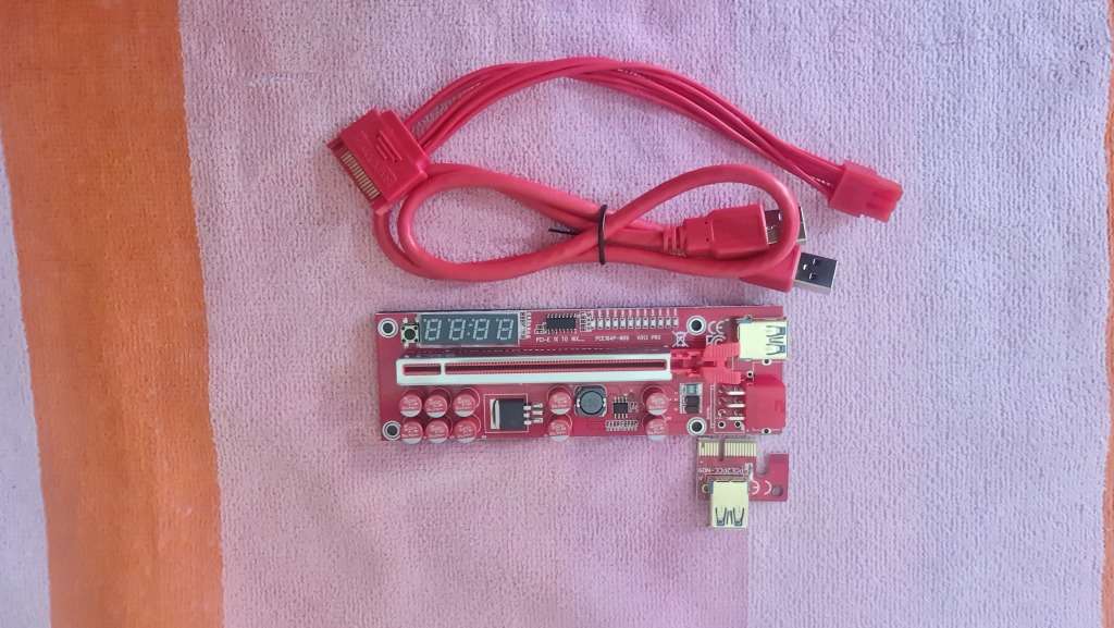 Pro PCIE - Riser 6Pin with temperature and voltage detection