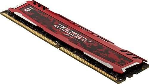 CRUCIAL BALLISTIX SPORT (RED) - 16GB (2x 8GB) DDR4 2400MHz ** EXCELLENT CONDITION