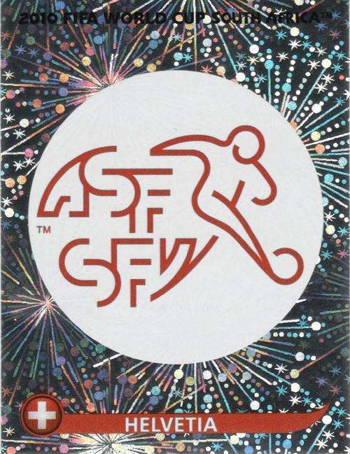 Panini 2010 Team Logo World Cup Stickers * No. 582 Switzerland *