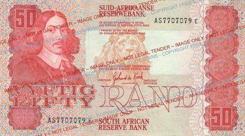 1984 G.P.C de Kock 3rd Issue R50 * VF *