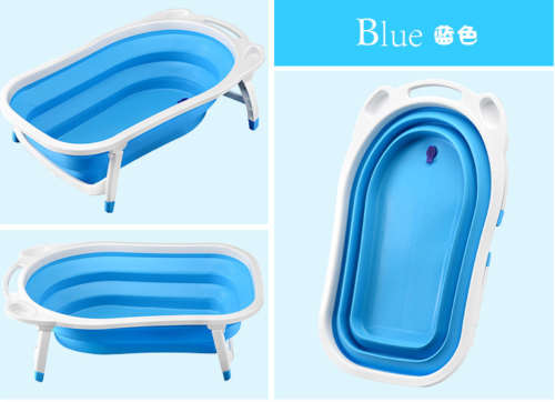 Baby Folding Bath Tub (BLUE)