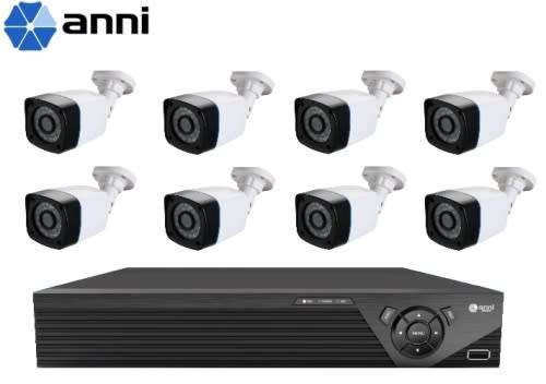 Anni 8 Channel Camera HD DVR Complete Kit