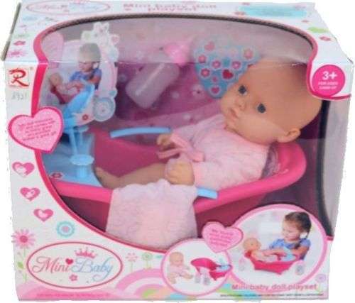 Mini Baby Doll Playset