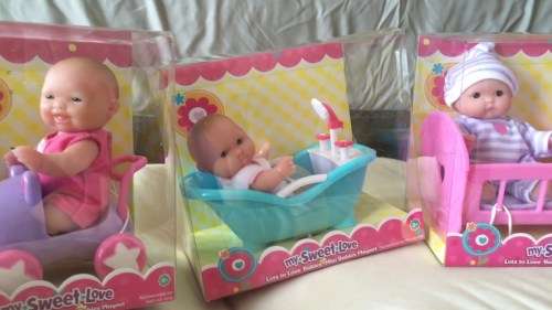 Mini Baby Doll Playset