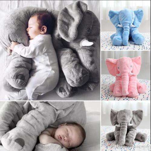  UNBELIEVABLY HUGGABLE  This giant elephant stuffed pillow toy is designed in such a way to satis
