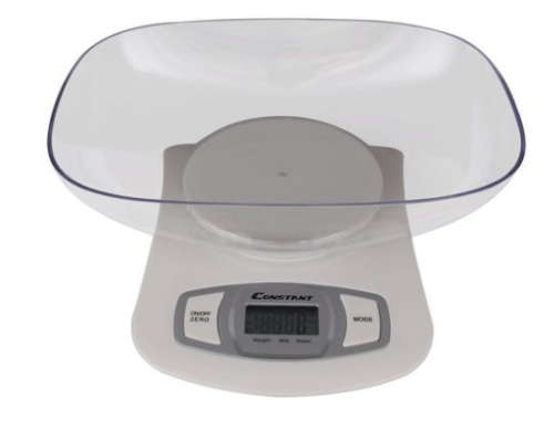 Constant 5KG Digital Kitchen Scale with Bowl