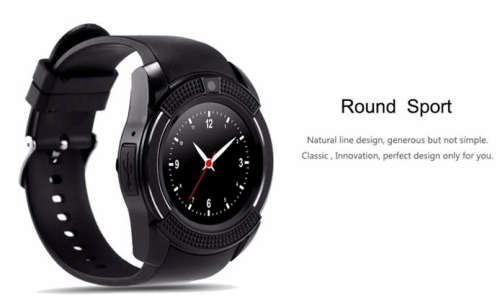 SMART WATCH ROUND WITH THE CAMERA