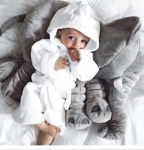 Baby Elephant Pillow  {Blue ,Pink ,Grey, Purple }