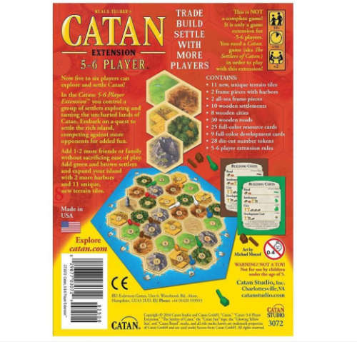 Catan 5-6 player Extension