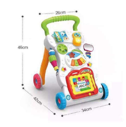 Multifunctional Baby Walker Stand-to-Sit Trolley High Quality Kids Gift For Toddler Learning Walk Mu