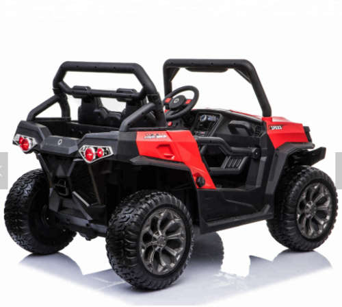 Kiddies Ride Car 2 seater Dune Buggy rubber wheels- red electric ride on Jeep Brand