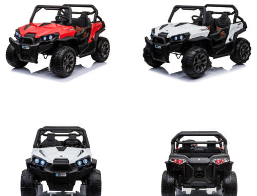 Kiddies Ride Car 2 seater Dune Buggy rubber wheels- red electric Ride on Jeep Brand