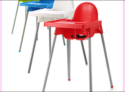 High Chair Childcare Child Eating Table Seat Baby Feeding Highchair