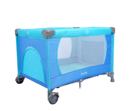 Baby Camp Cot (Blue ,Pink Brown)