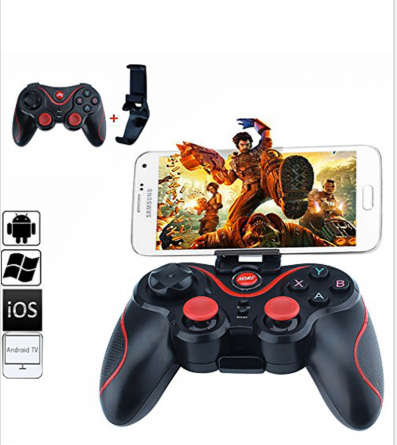 Wireless Bluetooth Gamepad Game Controller per Android IOS Smartphone PC PS3