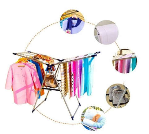 Metal Foldable Clothing Drying Rack
