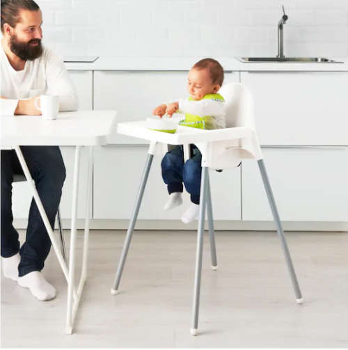 High Chair Childcare Child Eating Table Seat Baby Feeding Highchair