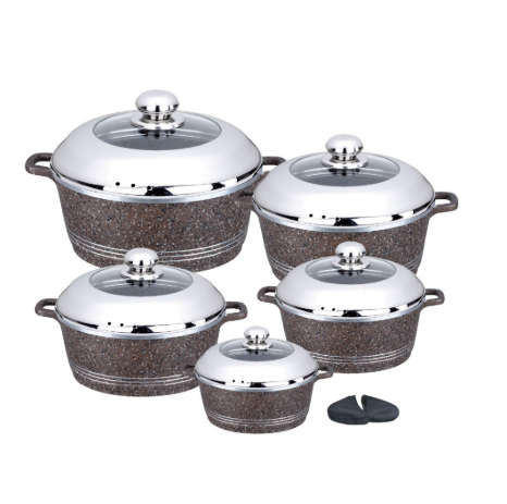 Dessini 10 Pieces Die Casting Cookware Set