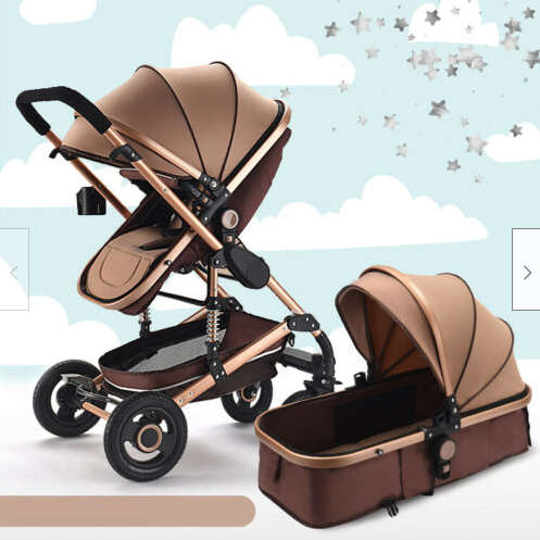 Belecoo stroller 2 in 1 Foldable Baby Pram