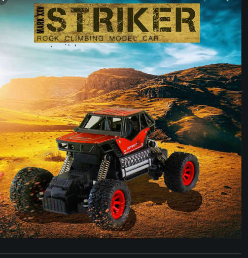 STRIKER ROCK CLIMBING MODEL CAR METAL MODEL  Remote Control Car