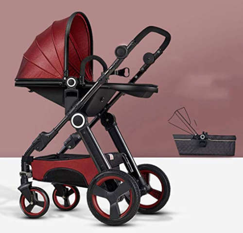 New Baby Stroller/Pram Half Egg Shell And The Bassinet  {brown /cream white/red&,mint green} green}