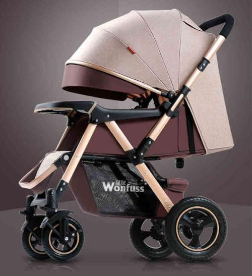 Baby Pram / Stroller Belecoo Brand 2019 Model Khaki Color {Brand New }