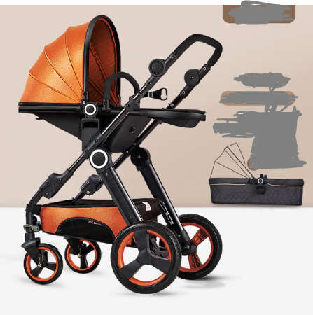 New Baby Stroller/Pram Half Egg Shell And The Bassinet  {brown /cream white/red&,mint green} green}