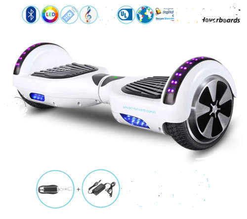 Christmas Special  6.5" Hoverboard with Bluetooth Speaker , Led lights and key
