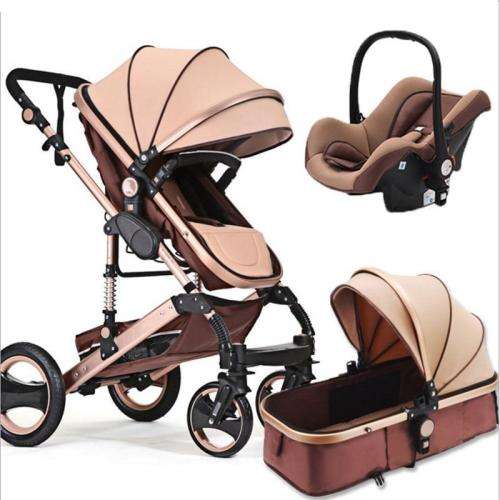 3 in 1 belecoo Q3-535 stroller Christmas special  (khakhi colour)