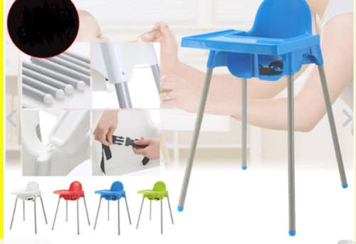 HIGH FEEDING CHAIR WITH TRAY AND BELT