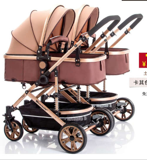 Detachable Twin Baby Stroller